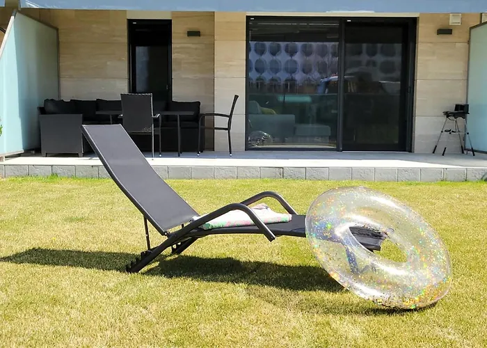 شقة Sunset Direkt Am Mit Pool Garten Terasse Viel Komfort *